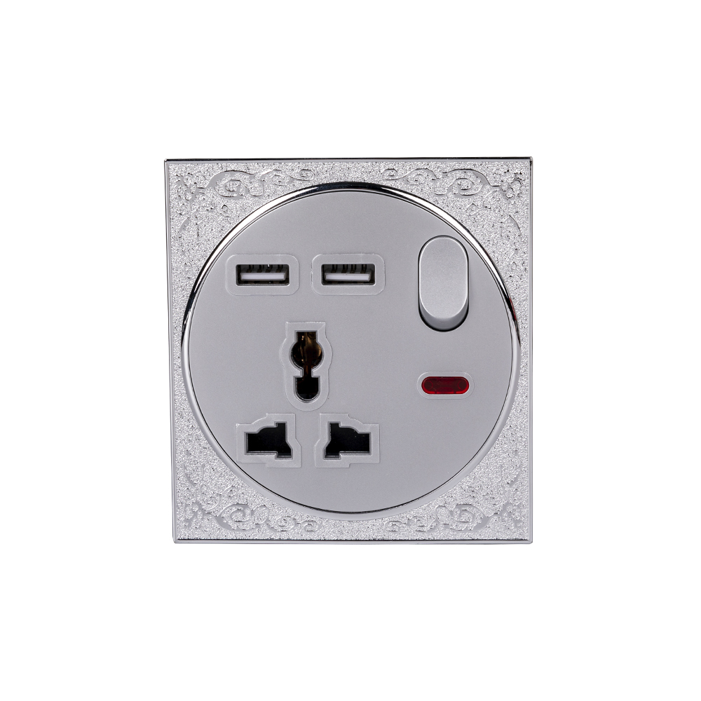 Universal Socket with USB — Series 02