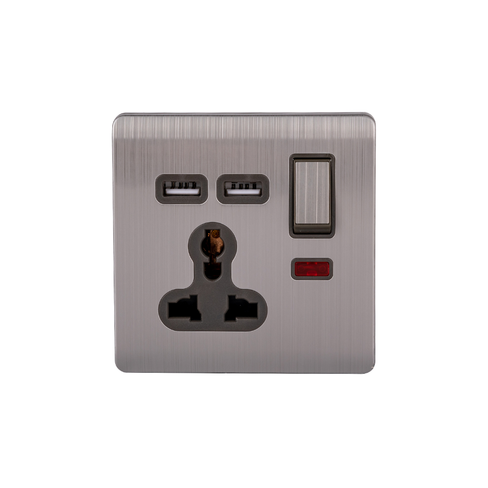 Universal Socket with USB — Series 03
