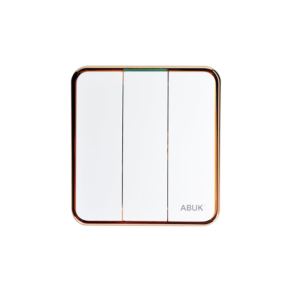 3 Gang 2 Way Rocker Switch — Series 08