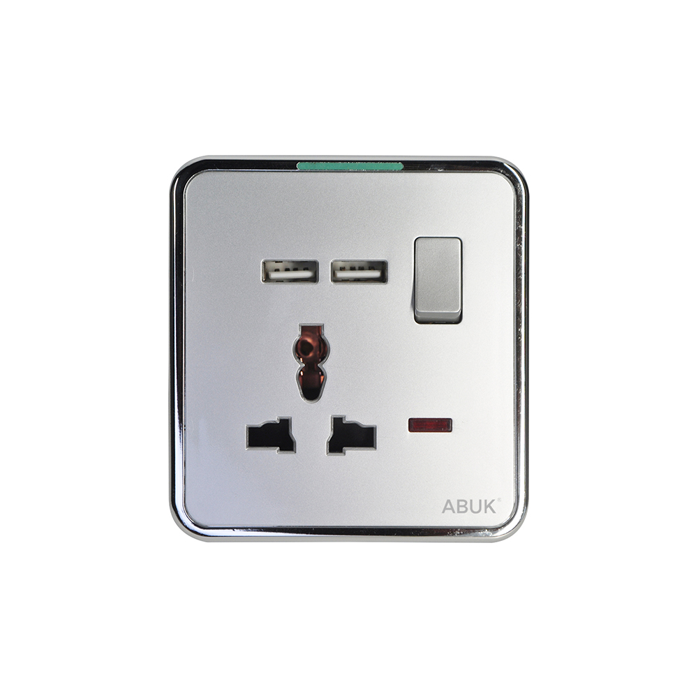 Universal 3-Pin Socket — Series 08