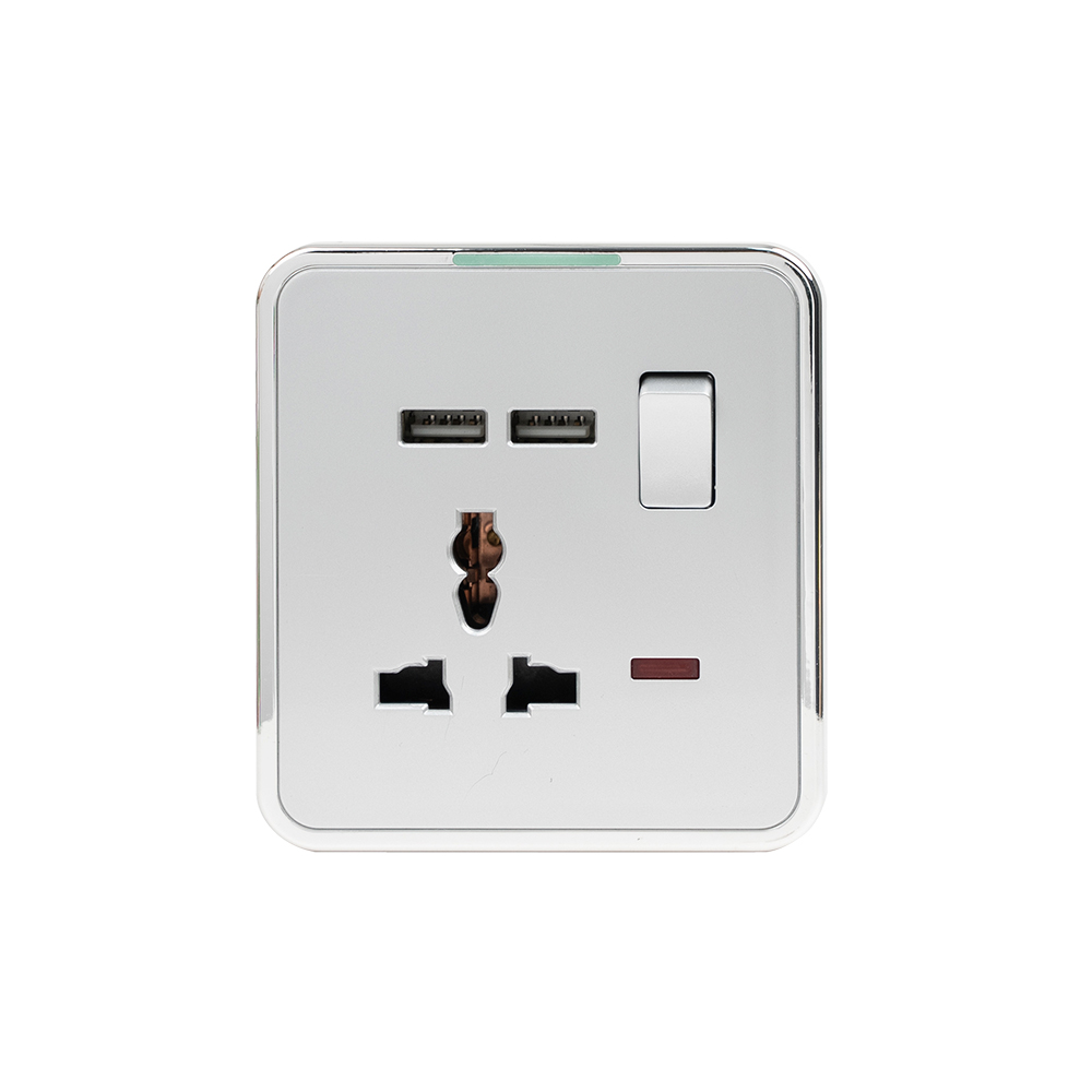 Universal Socket with USB — Series 08