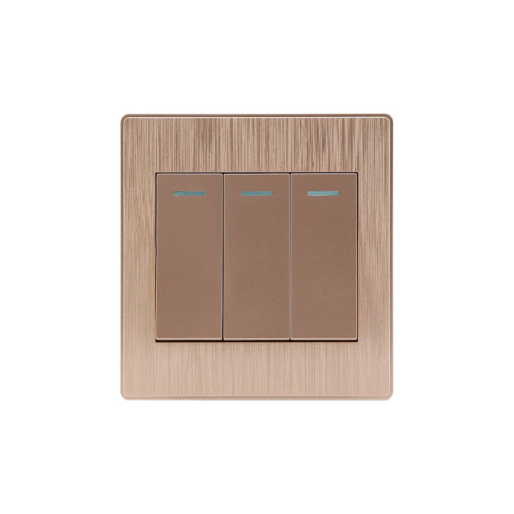3 Gang Rocker Switch — Series 10
