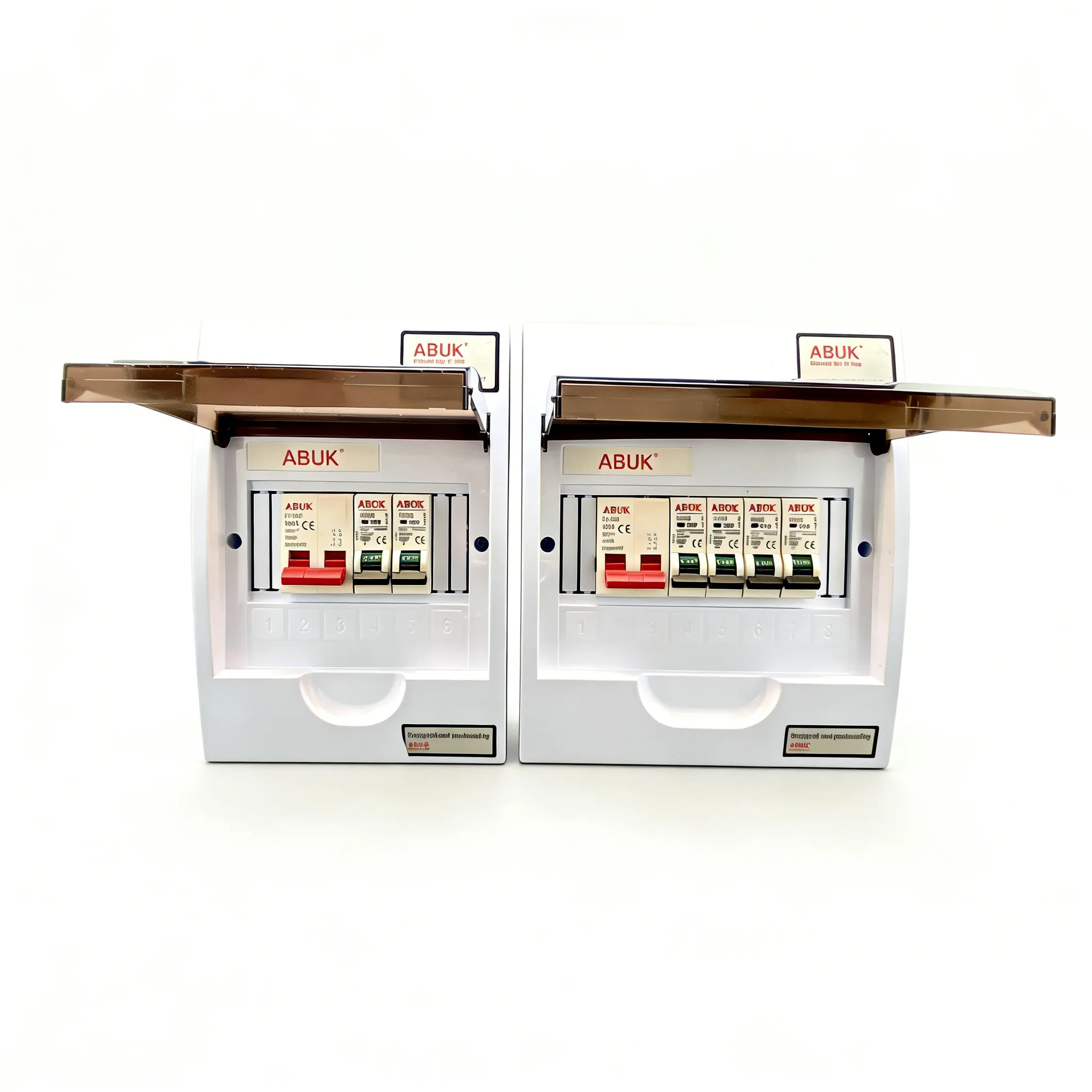 ABUK plastic distribution board for coordinated voltage protector and surge protector installation