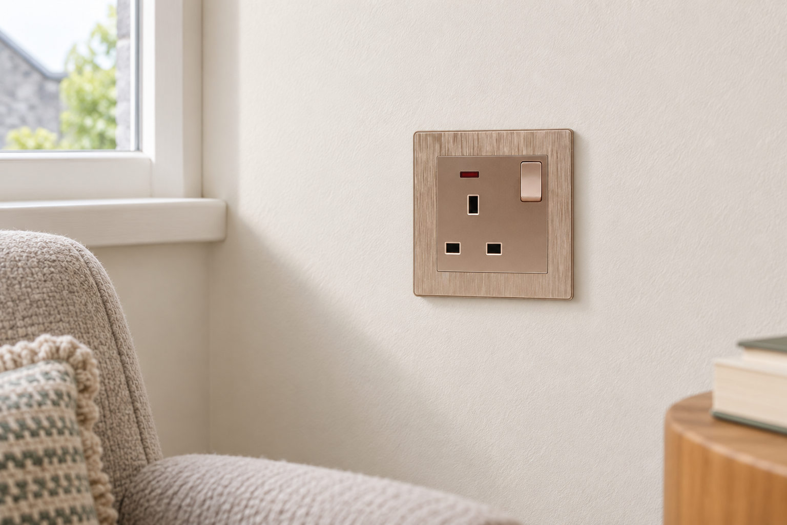 Commercial wall socket application supporting Ireland plug-planning content