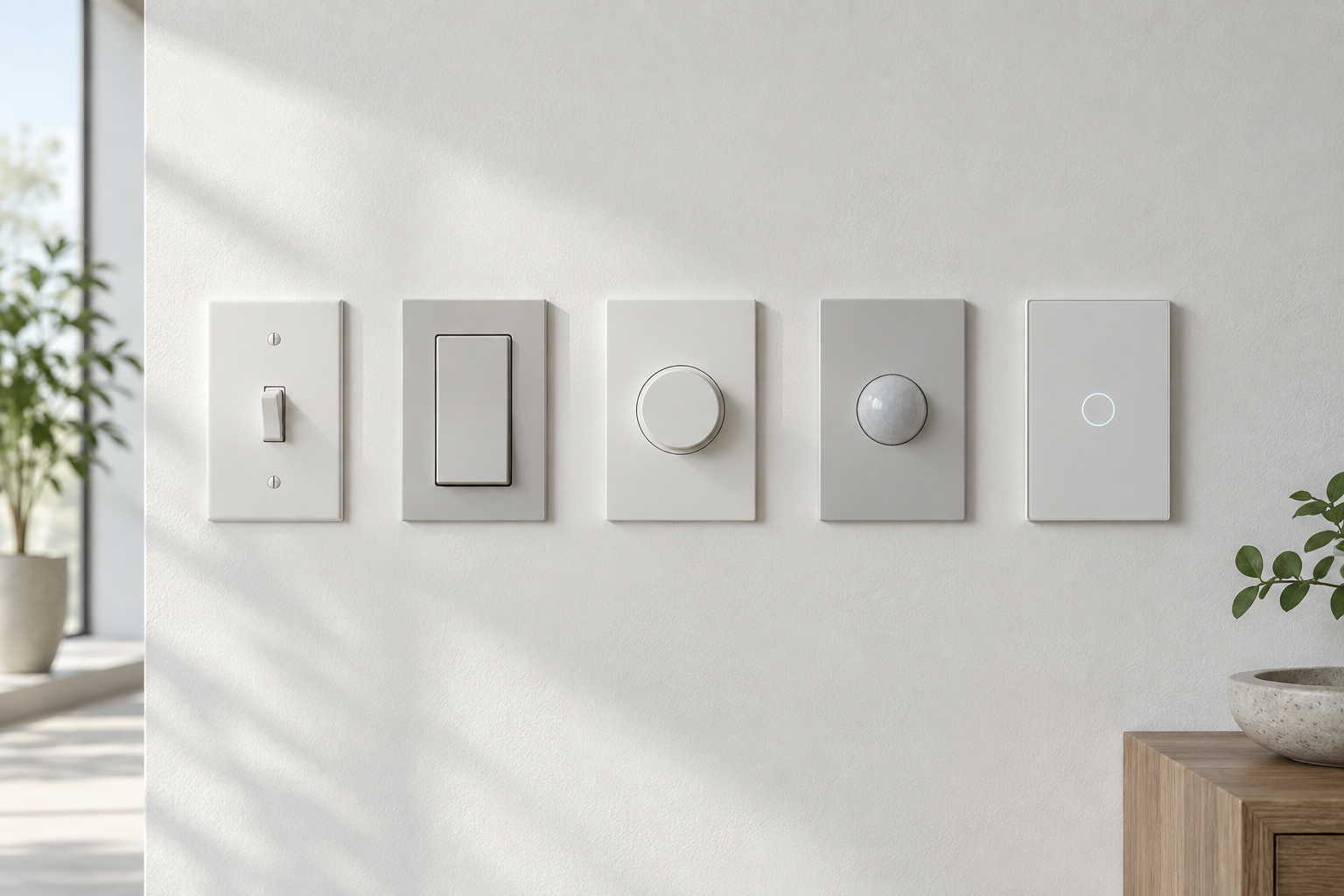 Types of Light Switches: Functions, Wiring and Selection