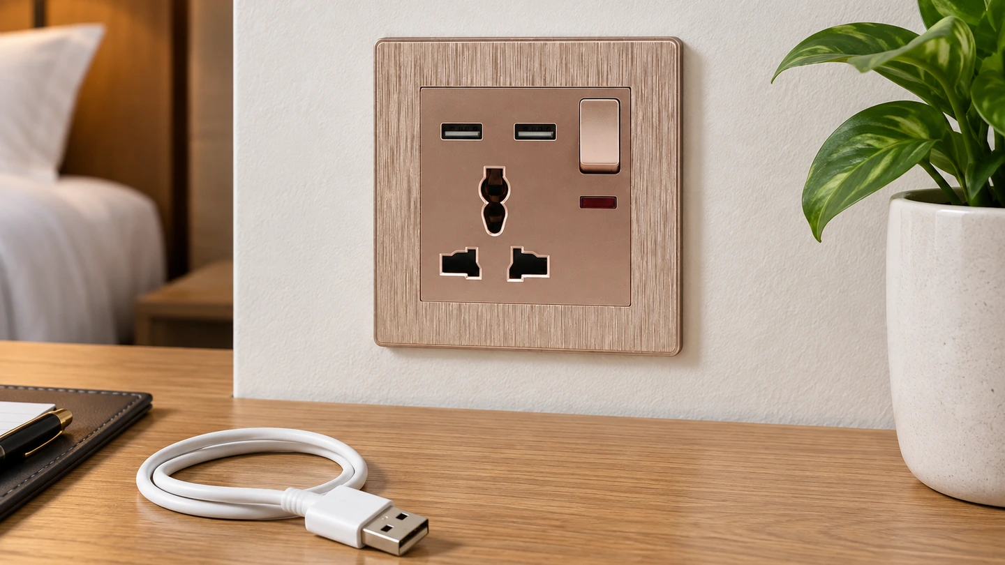 Series 10 USB socket sample with a separate unconnected charging cable