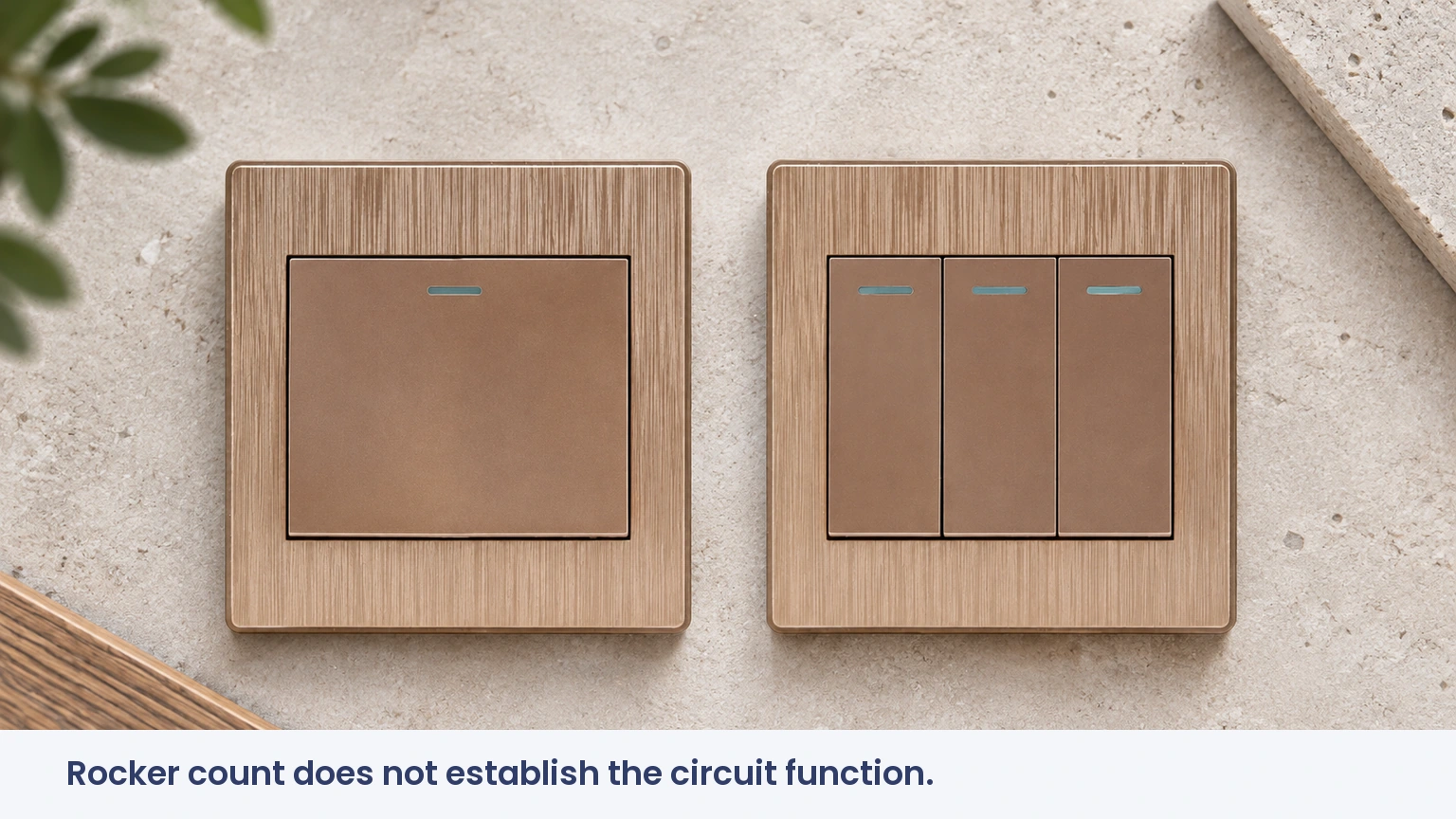 Rocker count does not establish the circuit function.